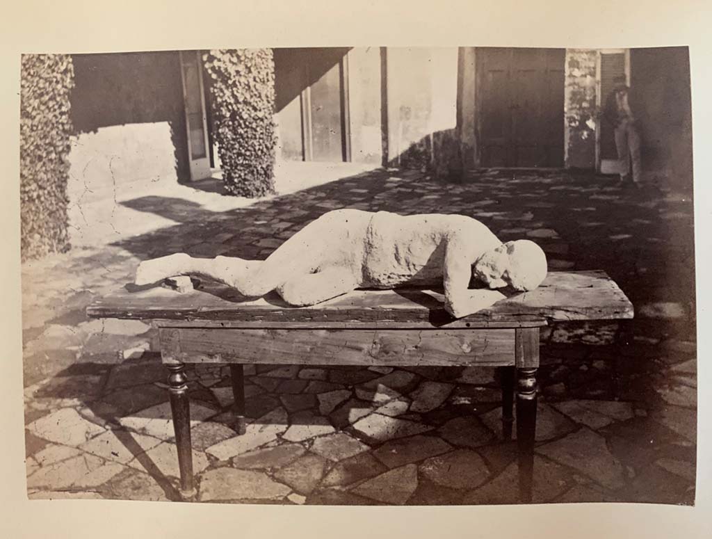 Victim number 7, photographed by M. Amodio, from an album dated 1878. Photo courtesy of Rick Bauer.