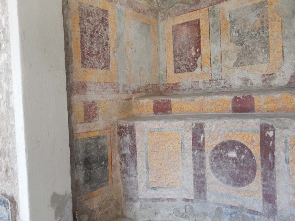 Villa San Marco, Stabiae, June 2019. Room 45, looking towards south end of lararium. Photo courtesy of Buzz Ferebee