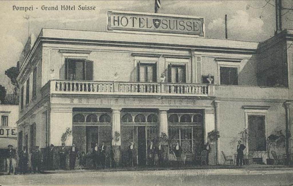 H.1a. Grand Hotel Suisse, Pompeii. 1931.