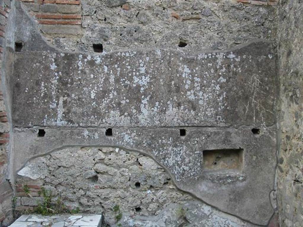 I.2.18 Pompeii. May 2003. East wall of bar. Photo courtesy of Nicolas Monteix.