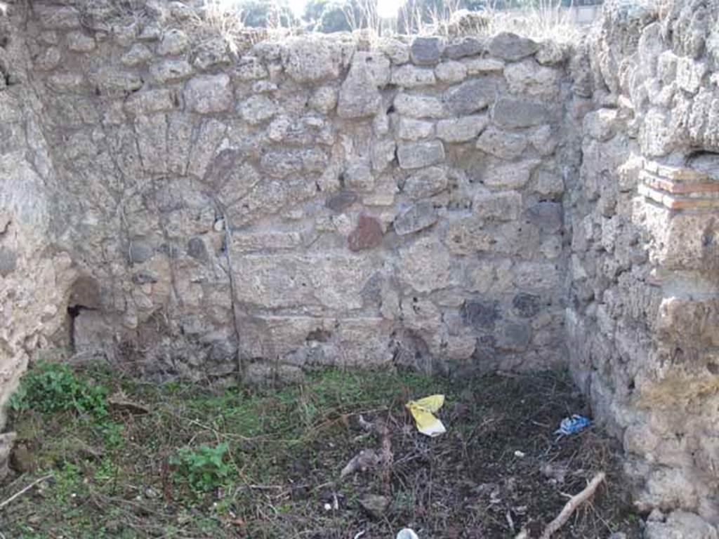 I.2.20 Pompeii. September 2010. West wall in kitchen area. Photo courtesy of Drew Baker.