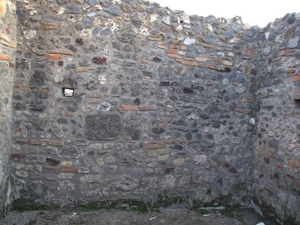 I.4.25 Pompeii. December 2007. Room 8, south wall of cubiculum on south side of atrium of I.4.5.