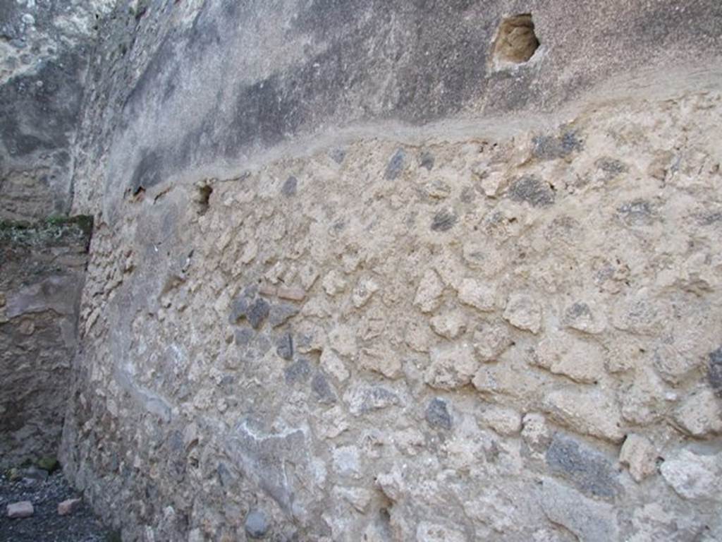 I.4.27 Pompeii. December 2007. West wall of front bar or sales room.