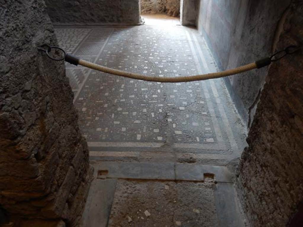 I.6.2 Pompeii. May 2016. Looking south across oecus/triclinium from doorway into east wing of cryptoporticus. Photo courtesy of Buzz Ferebee.
