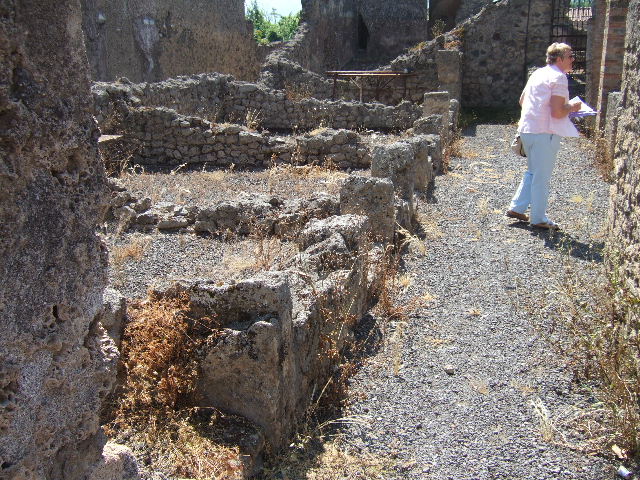 I.6.2 Pompeii. December 2018. Looking south towards rooms on east side. Photo courtesy of Aude Durand.