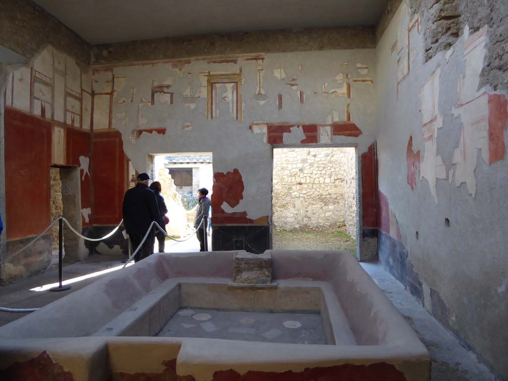 I.6.7 Pompeii. September 2015. Looking across atrium towards south wall.
Foto Annette Haug, ERC Grant 681269 DÉCOR.

