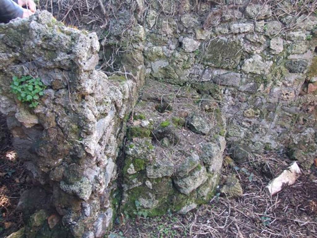 I.10.4 Pompeii. March 2009. Room 27, structure in south west corner of kitchen.