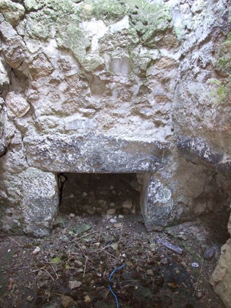 I.10.4 Pompeii. March 2009. Lower floor. Room D. Front of praefurnium.