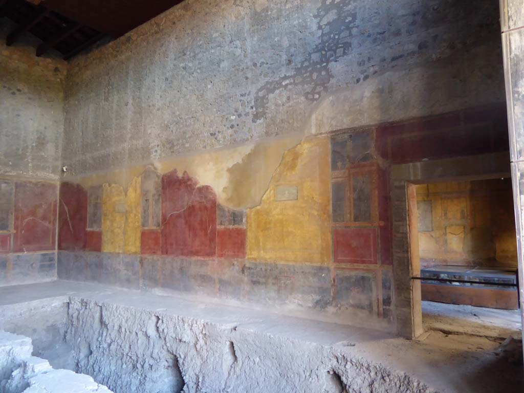 I.10.4 Pompeii. December 2018. Room 18, looking east at lower level. Photo courtesy of Aude Durand.