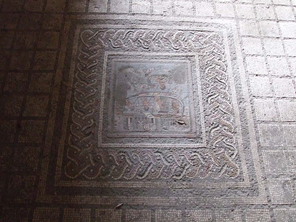 I.10.4 Pompeii. December 2006. Room 11, mosaic floor, looking north.