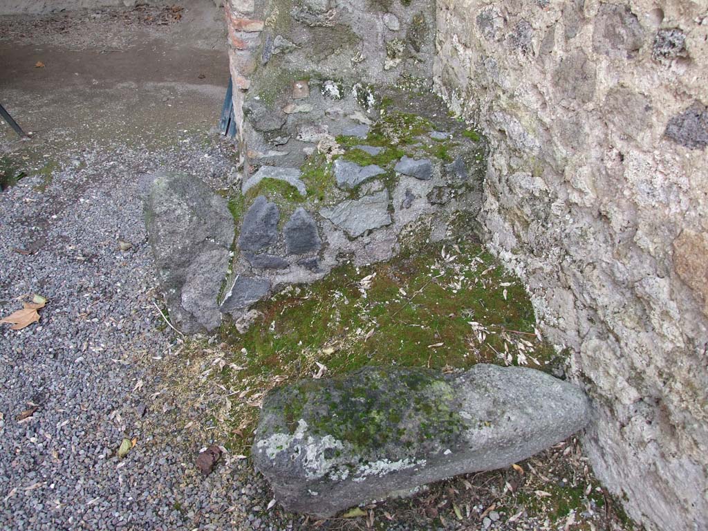 I.10.14 Pompeii. December 2006. South-east corner of stable area, looking east.