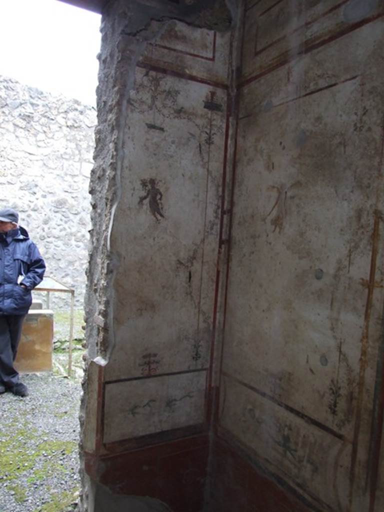 I.11.6 Pompeii. March 2009. Room 4, north-west corner and doorway to atrium.