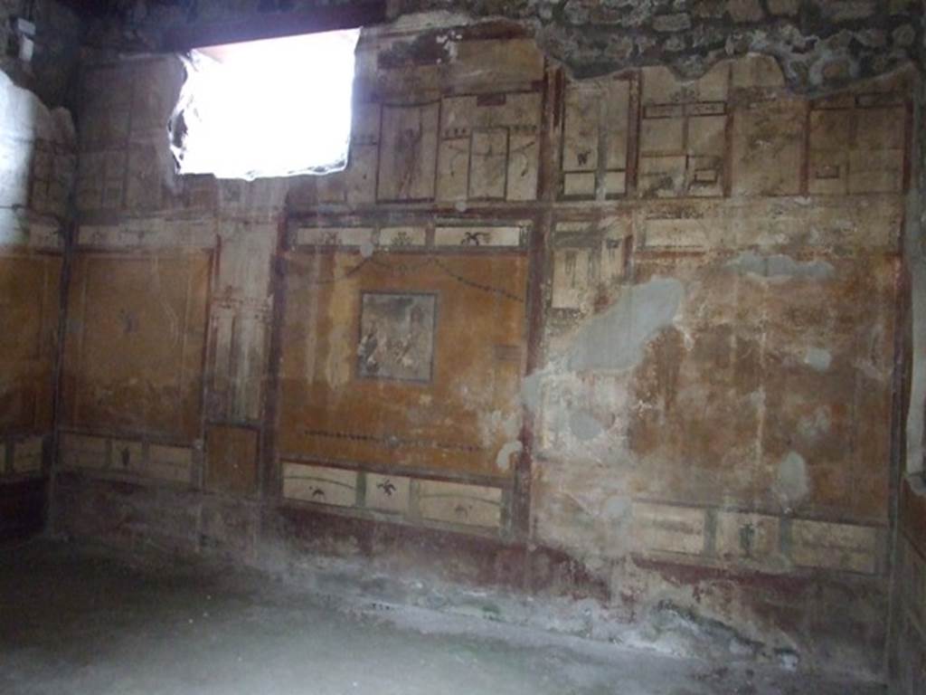 I.11.6 Pompeii. March 2009. Room 7. Triclinium. East wall.