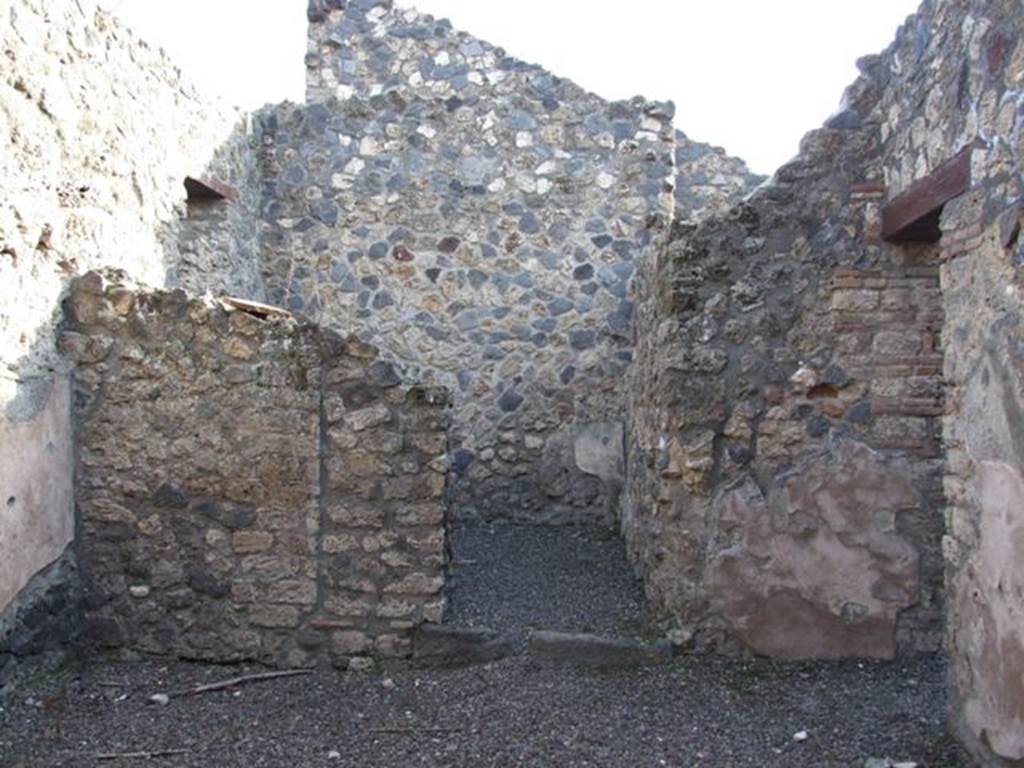 I.13.5 Pompeii. December 2007. Looking south to rear room.