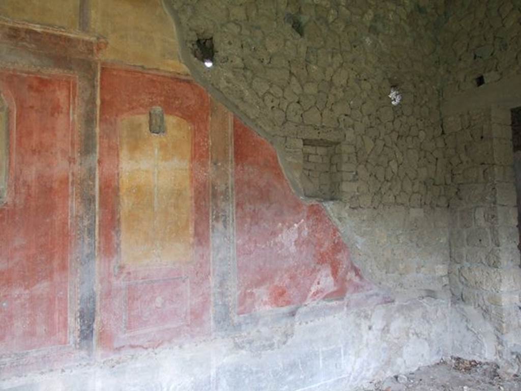 II.4.6 Pompeii. May 2016. Looking towards west wall at north end of portico. Photo courtesy of Buzz Ferebee.