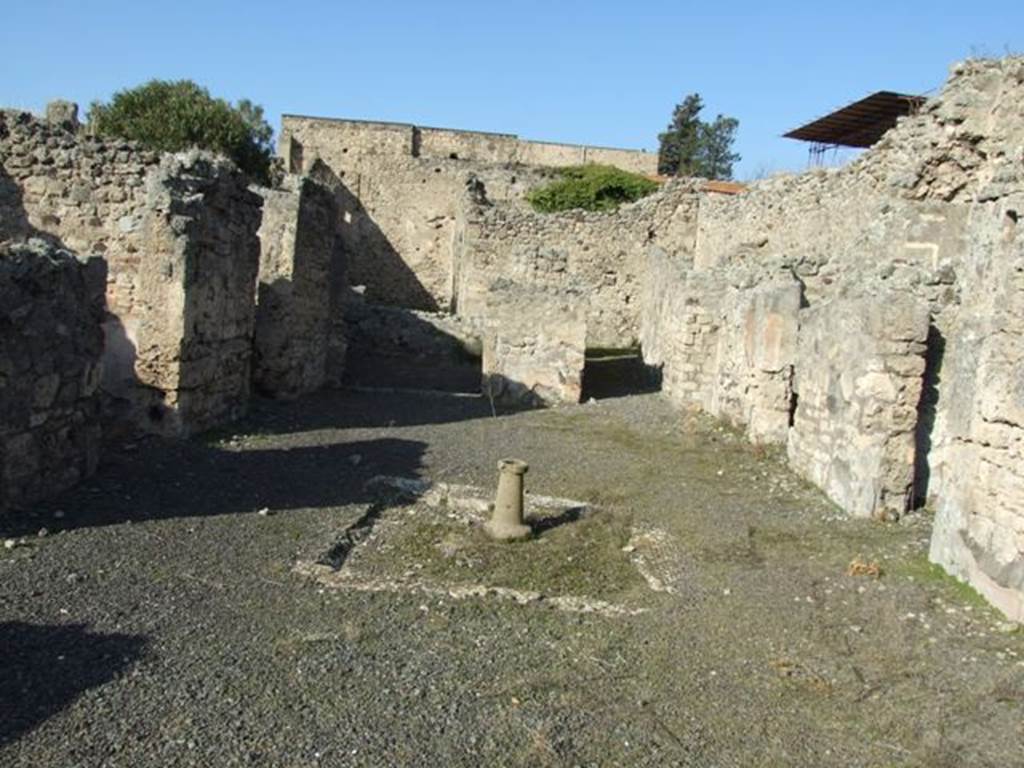 V.2.7 Pompeii. December 2007. Room 1, looking north across atrium.