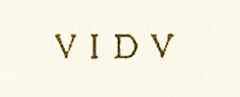 According to NdS, on the zoccolo of the north wall of the peristyle was written VIDV

V Idu(s) / V Idus Octobres natal(is)   [CIL IV 6721]