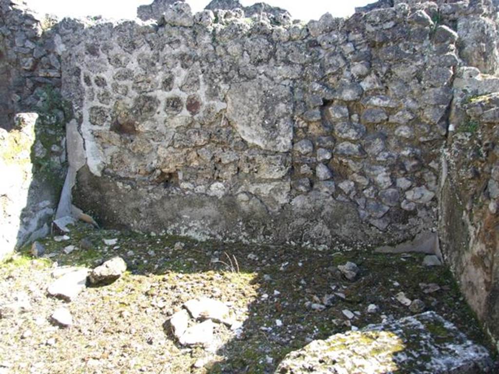 V.3.10 Pompeii.  March 2009.  Cubiculum.  South wall.