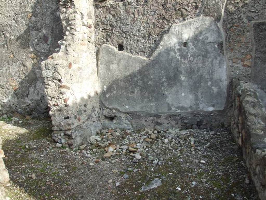 VI.1.7 Pompeii. December 2007. Room 25, looking east across baths area.