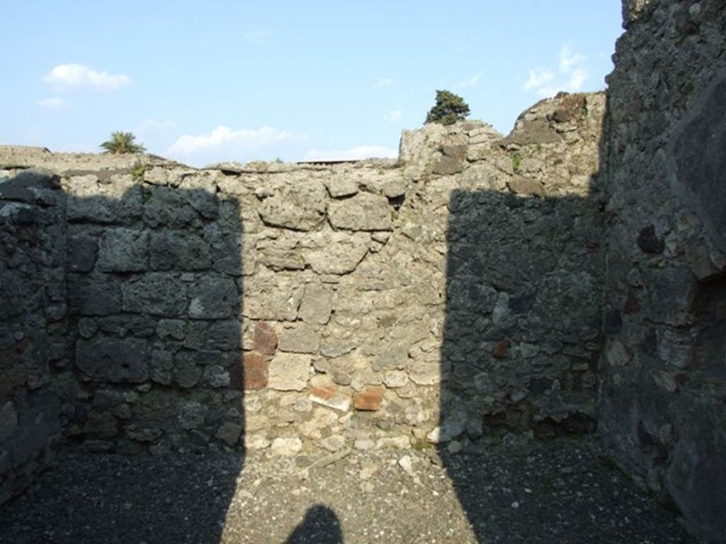 VI.7.6 Pompeii.  March 2009.  Room 13. East wall.