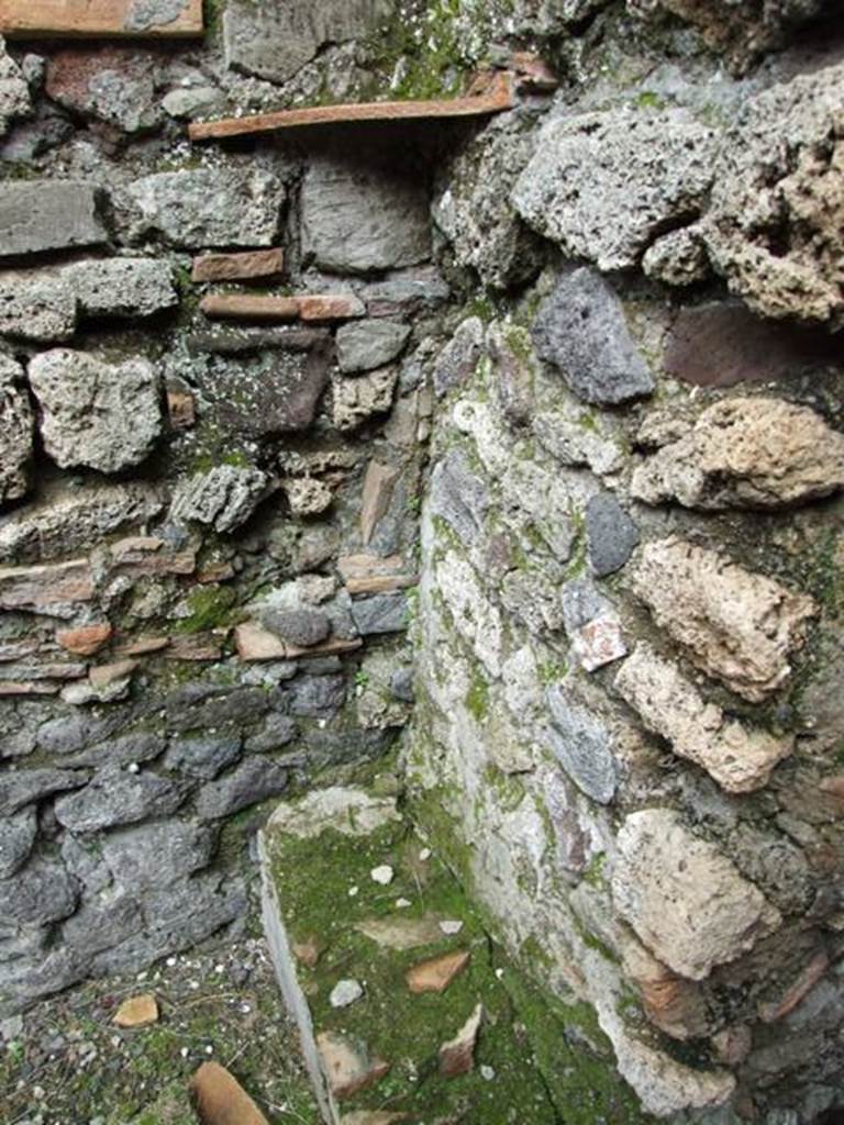 VI.9.6 Pompeii. March 2009. Room 18, north-east corner of kitchen and latrine. 