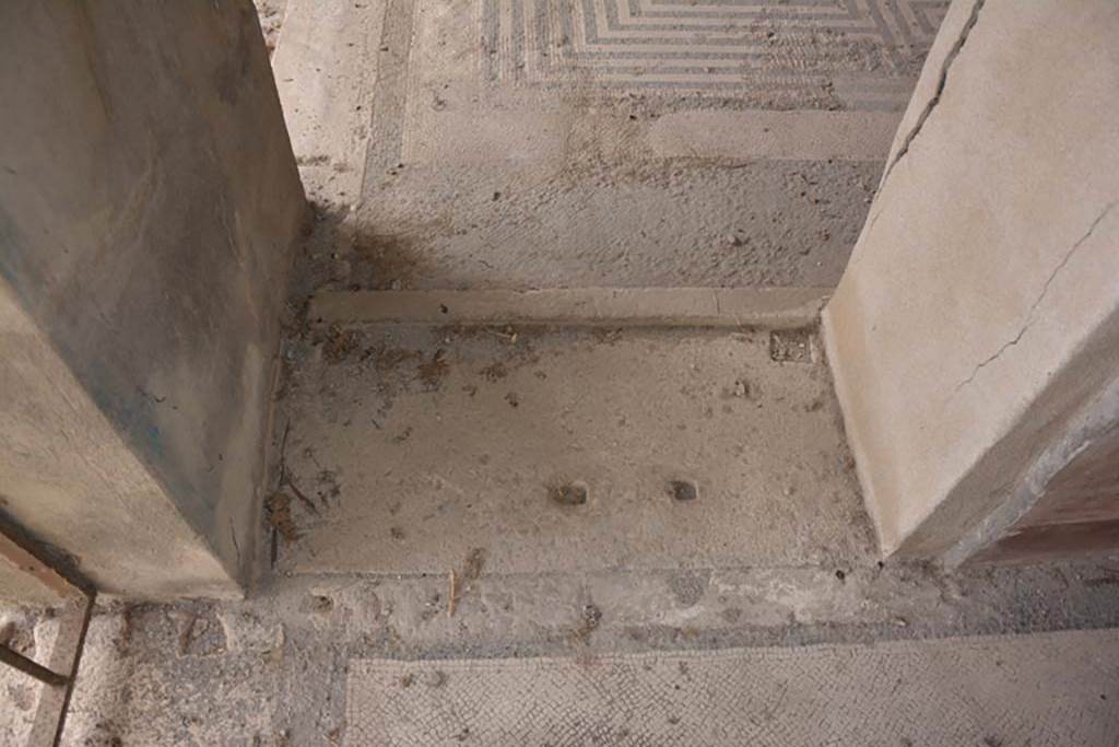 VI.11.10 Pompeii. October 2017. Room 43, doorway threshold into room 42.
Foto Annette Haug, ERC Grant 681269 DÉCOR
