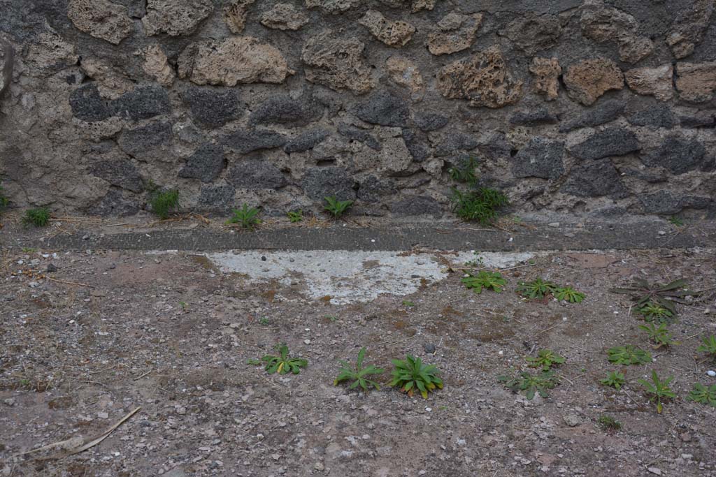 VI.11.10 Pompeii. October 2017. Room 35, traces of mosaic flooring near north wall.
Foto Annette Haug, ERC Grant 681269 DCOR
