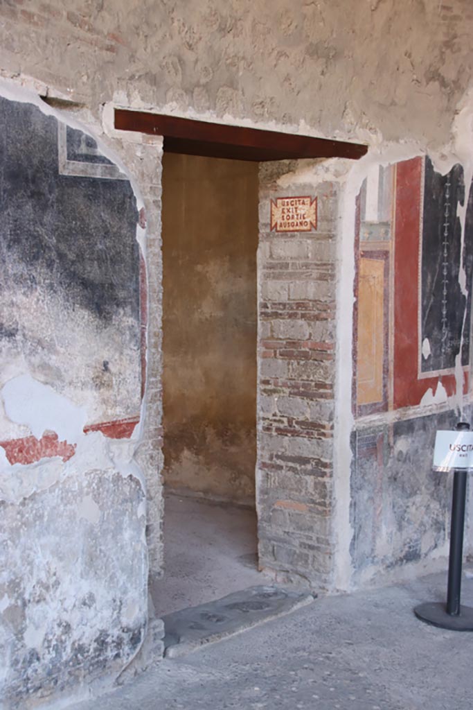 VI.15.1 Pompeii. October 2023. 
Room “o”, looking east towards doorway leading to VI.15.27. Photo courtesy of Klaus Heese.
