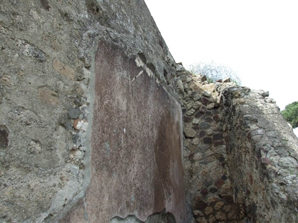 VI.16.27 Pompeii. March 2009. Room O, west wall.