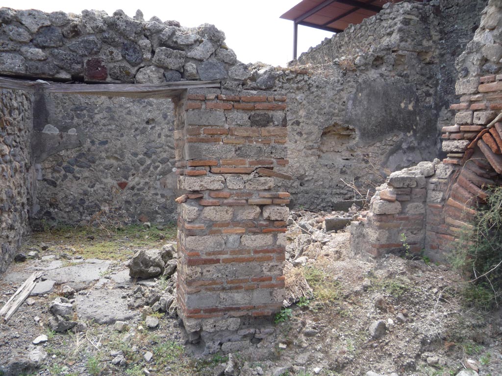 VII.1.36 Pompeii. October 2009. Looking towards room on south side of oven. Photo courtesy of Jared Benton.