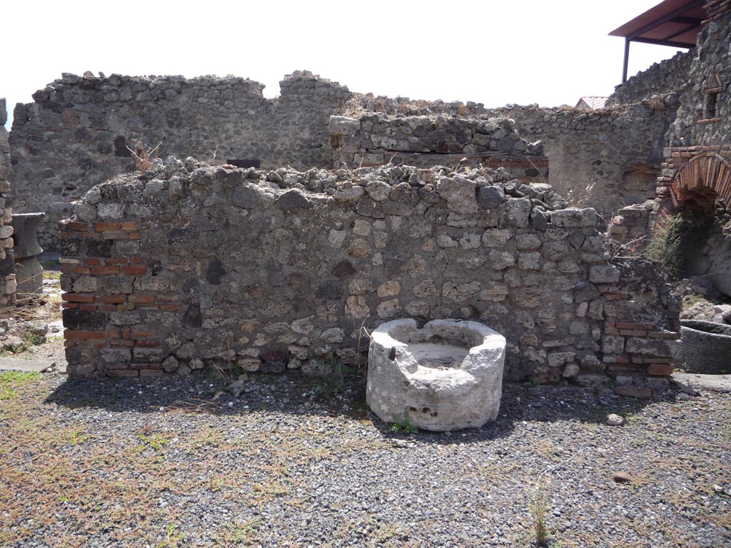 VII.1.36 Pompeii. October 2009. Looking towards south wall of atrium. Photo courtesy of Jared Benton.