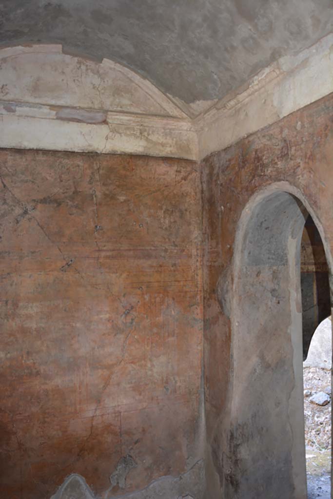 VII.1.40 Pompeii. September 2019. Tepidarium 15, north wall and north-east corner.
Foto Annette Haug, ERC Grant 681269 DÉCOR.
