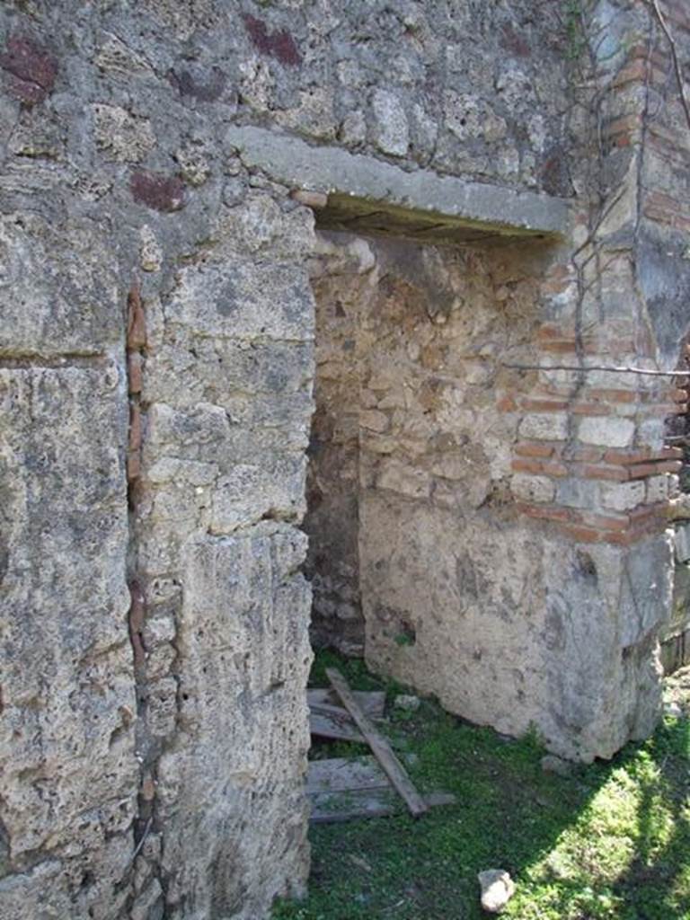 VII.2.16 Pompeii.  March 2009. Doorway to Room 11.