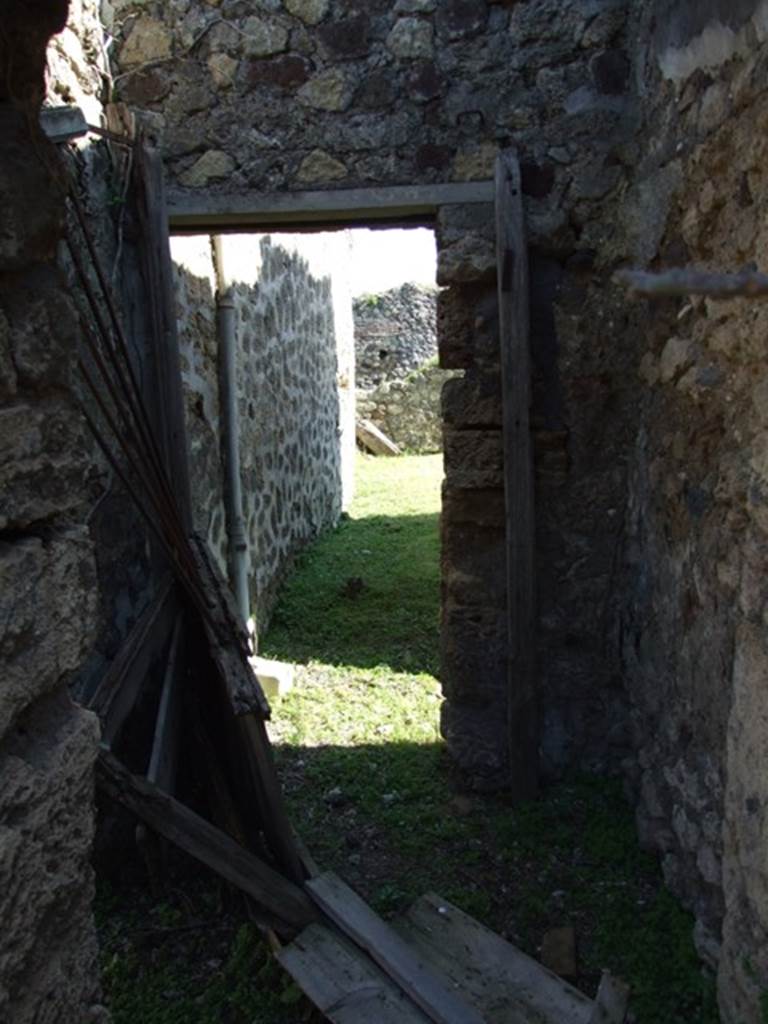 VII.2.16 Pompeii.  March 2009. Room 11, vestibule of corridor leading to Room 12.