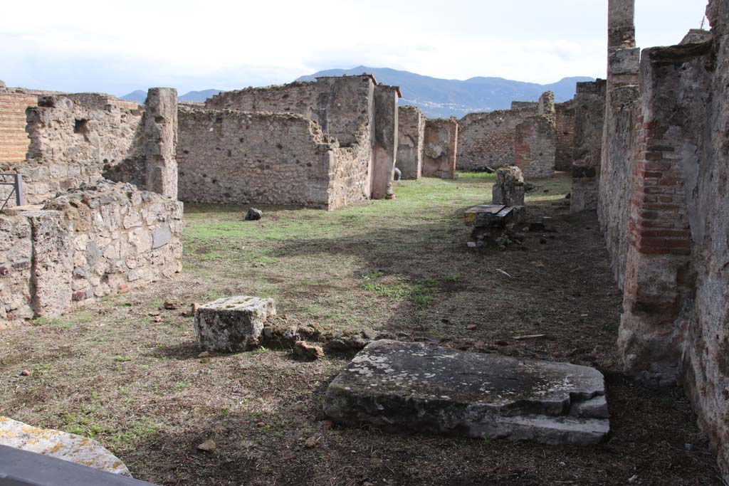VII.3.13 Pompeii. October 2020. Looking south from Via della Fortuna. Photo courtesy of Klaus Heese.