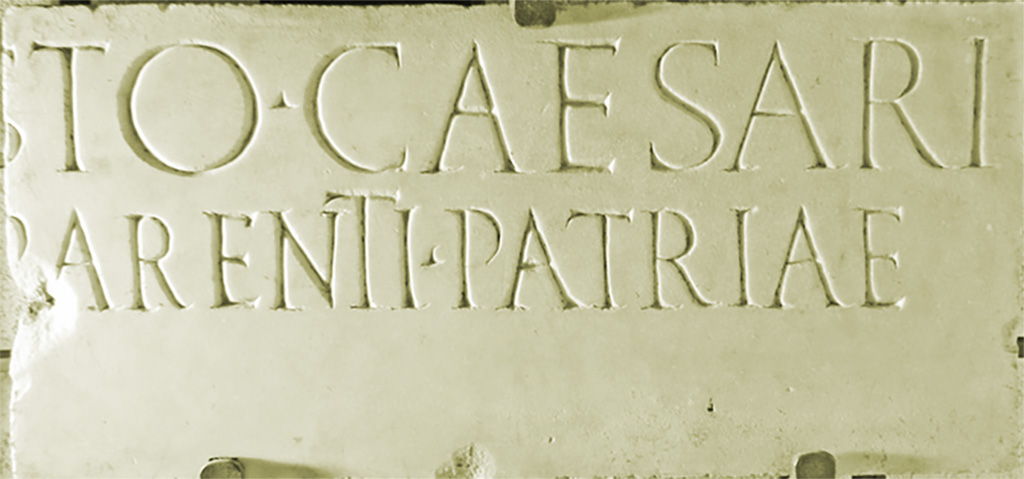 Auguṣto Caesari
p̣arenti patriae 

