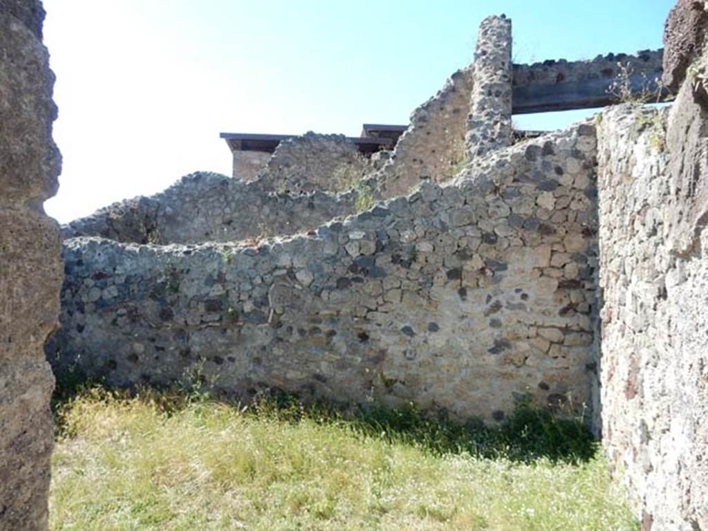 VII.7.10 Pompeii. May 2018. Looking towards north wall of oecus (m). Photo courtesy of Buzz Ferebee. 

