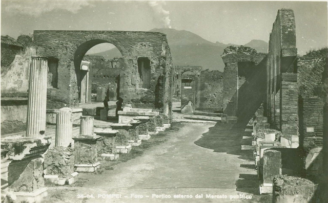 VII.8 Pompeii Forum. April 1938. Looking towards the east side of the Forum at its north end. Photo courtesy of Rick Bauer.
