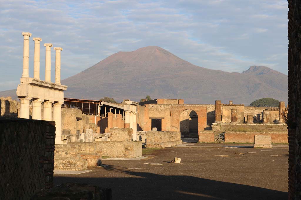 VII.8. Pompeii. November 1966. Looking north-west across the Forum. Photo courtesy of Rick Bauer.
