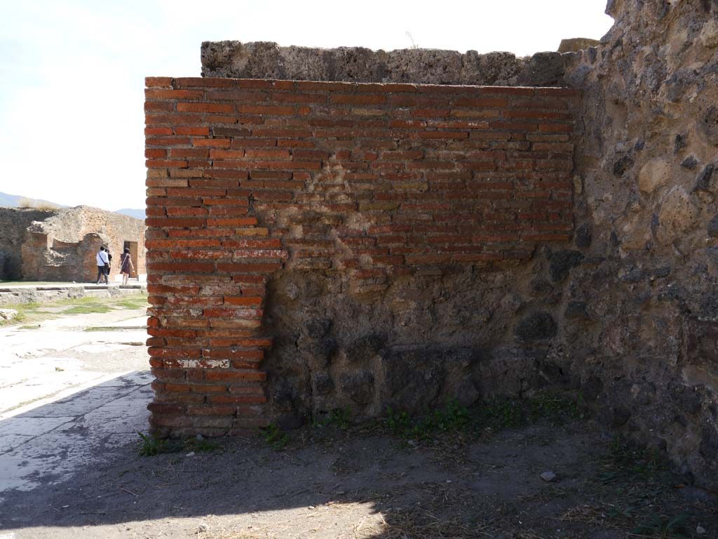 VII.8.01 Pompeii. July 2017. Exterior east side of Temple, south end.
Foto Anne Kleineberg, ERC Grant 681269 DÉCOR.
