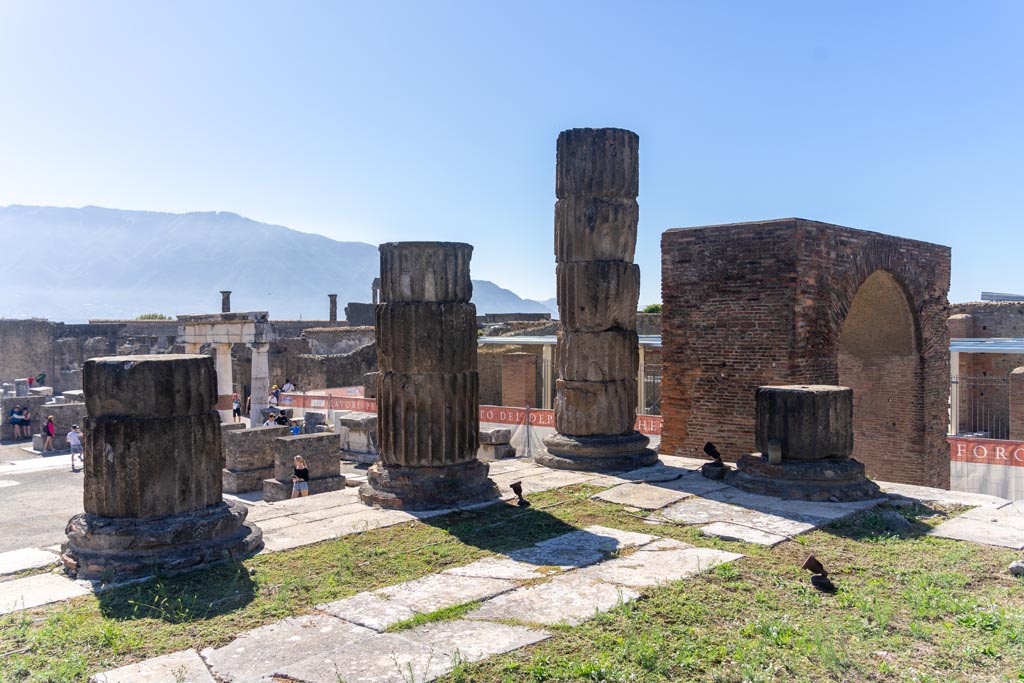 VII.8.01 Pompeii. March 2019. Looking north-west from top of podium.
Foto Anne Kleineberg, ERC Grant 681269 DÉCOR.
