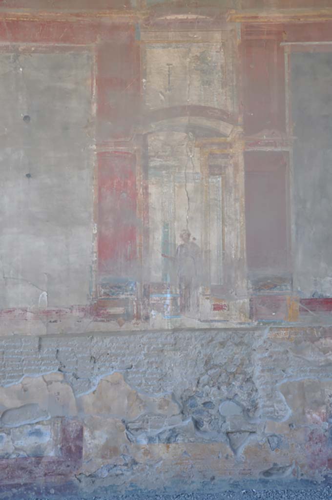 VII.9.7/8 Pompeii. July 2017. Upper painting on west wall.
Foto Annette Haug, ERC Grant 681269 DÉCOR.
