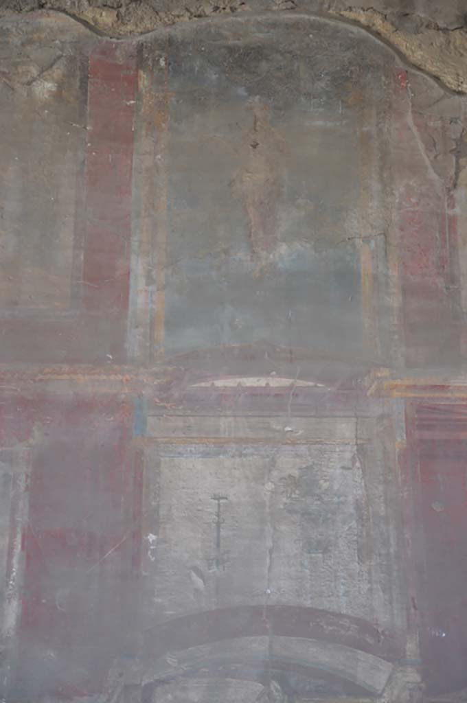 VII.9.7/8 Pompeii. July 2017. Detail of painting from upper west wall.
Foto Annette Haug, ERC Grant 681269 DÉCOR.

