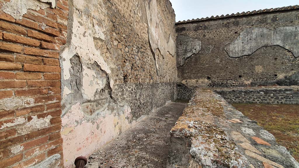 VII.9.7/8 Pompeii. August 2021. Looking east along north wall. 
Foto Annette Haug, ERC Grant 681269 DÉCOR.
