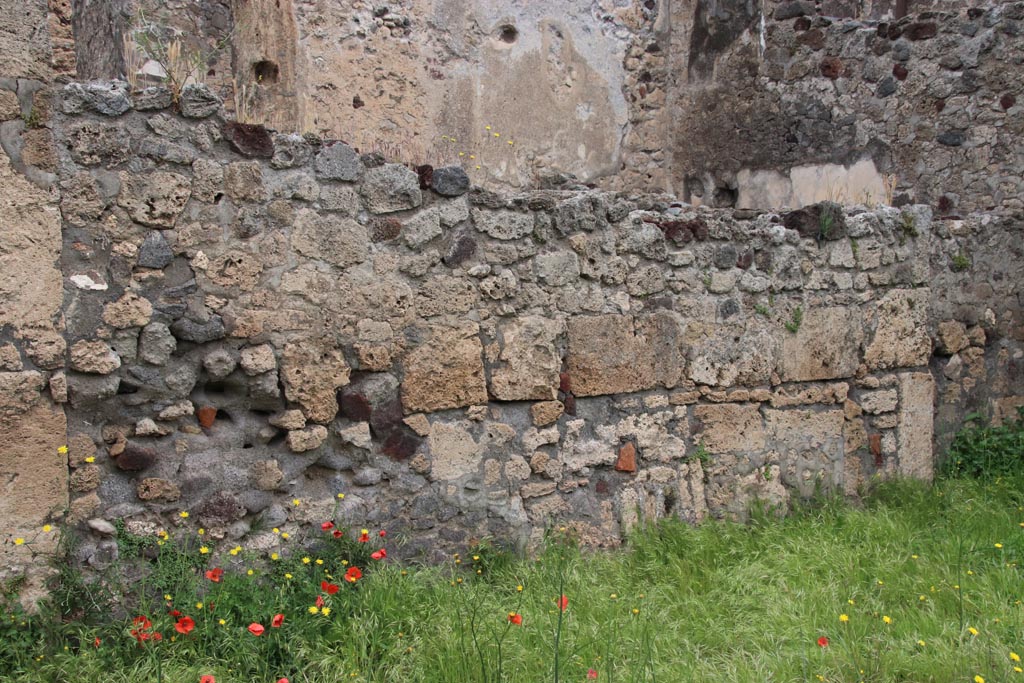 VII.16.12 Pompeii. May 2024. North wall of atrium. Photo courtesy of Klaus Heese.