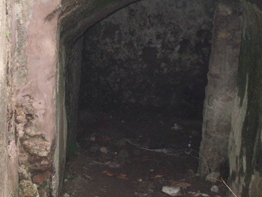 VIII.2.27 Pompeii. December 2005. Passageway to lower floor.