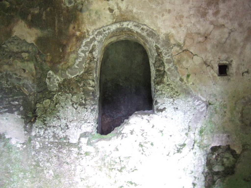 VIII.2.29 Pompeii. September 2005. Arched opening in north wall.