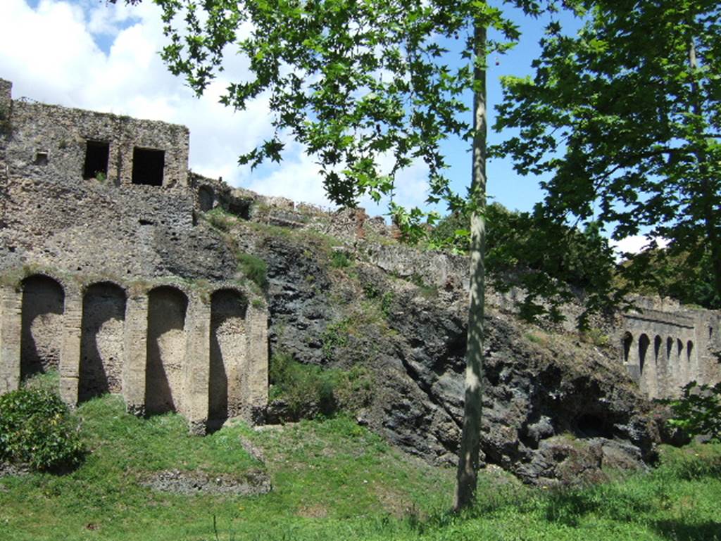 VIII.2.28, VIII.2.29, VIII.2.30 and VIII.2.34 Pompeii from rear. May 2006