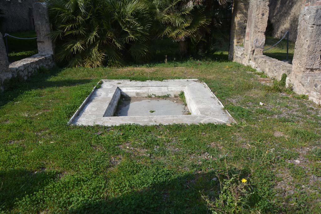 VIII.3.14 Pompeii. March 2019. Looking north across impluvium.
Foto Annette Haug, ERC Grant 681269 DÉCOR.
