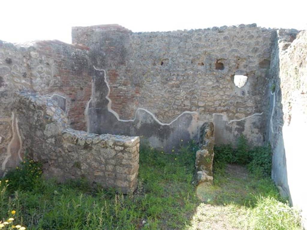 VIII.3.14 Pompeii. May 2016. Looking south in kitchen area towards small room/storeroom and latrine. Photo courtesy of Buzz Ferebee.
